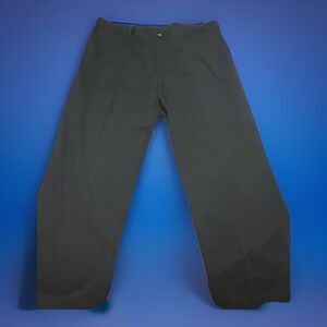 Mens Navy Blue Slacks Dress Pants Trousers Mens Size 40x29